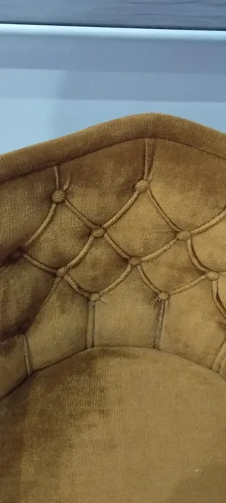 Butaca antigua terciopelo madera