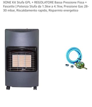 Kit Stufa GPL XONE + Regolatore con libretto