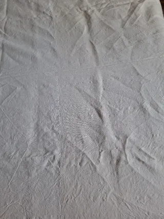 Lenzuolo matrimoniale di tela antica
