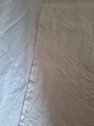 Lenzuolo matrimoniale di tela antica