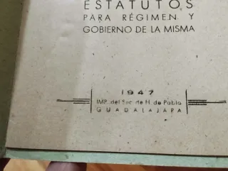 Estatutos Cofradía Virgen la Antigua. Guadalajara.