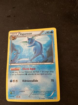 5 Cartas Pokémon: Pikachu, Umbreon, Flareon, Vapor