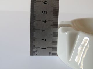 Cenicero vintage porcelana FRIGO flores FRIGOLAT