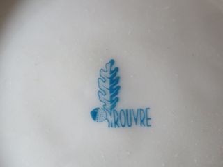 Cenicero vintage porcelana FRIGO flores FRIGOLAT