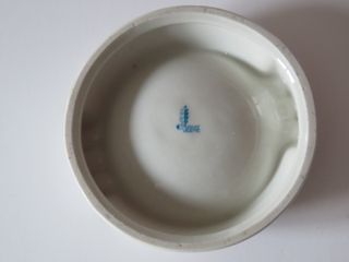 Cenicero vintage porcelana FRIGO flores FRIGOLAT