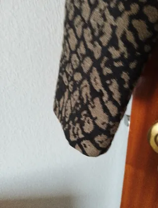 Chaqueta ANTEA Talla 42 Beige/Negro