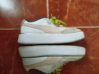 Zapatillas Puma Oslo Beige/Blanco