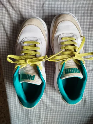 Zapatillas Puma Oslo Beige/Blanco