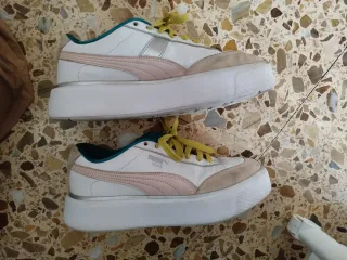 Zapatillas Puma Oslo Beige/Blanco