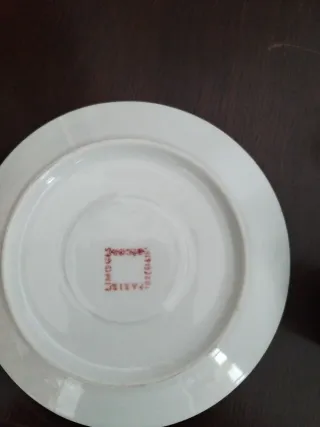 Tetera Limoges con quemador porcelana