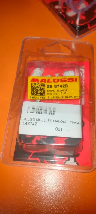 Malossi Resortes y Rodillos Moto para Piaggio zip