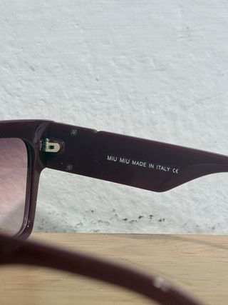 Gafas de sol Miu Miu degradadas