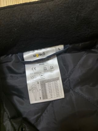 Parka Reflectante hombre Negra y Amarilla