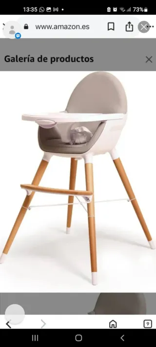 TRONA BEBÉ IBABY DUO CONVERTIBLE EN SILLA