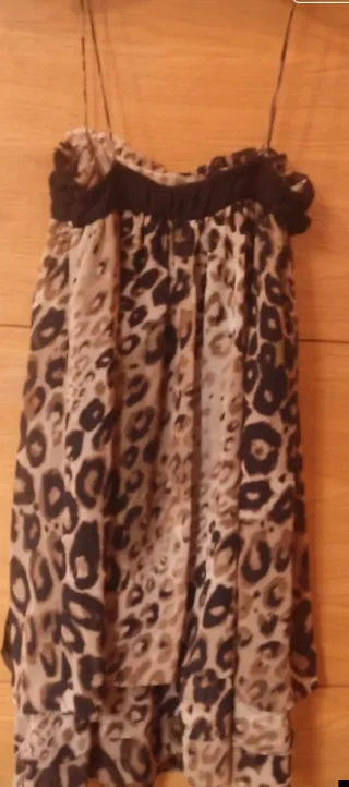 Vestido Zara estampado leopardo