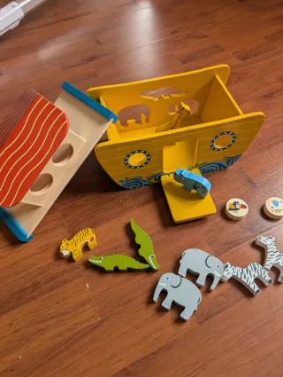 Juego Arca de Noé Madera. Bienvenidos a bordo!