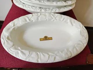 Piatto portata e 6 fondine porcellana