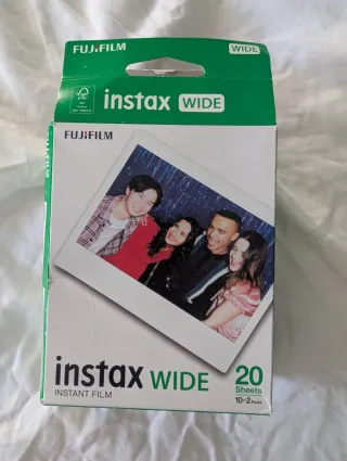 Papel Polaroid Fujifilm Instax Wide 20 hojas