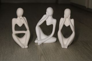 Set 3 Statue Pensatori Moderne