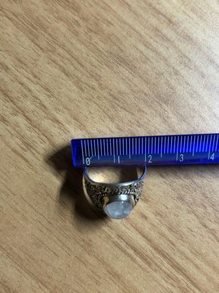 Anillo Plata 925 Piedra Luna