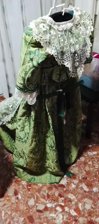 Traje de Fallera Verde