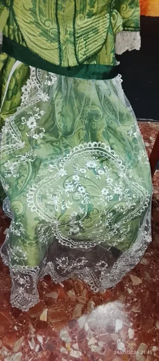 Traje de Fallera Verde