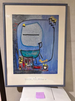 Cuadro firmado Soile Yli-Mäyry - Burned Horizon I