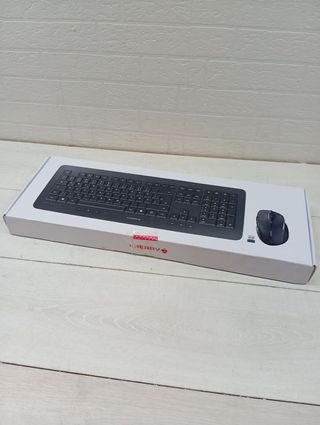 Pack Teclado y Ratón Cherry Inalámbricos Negro