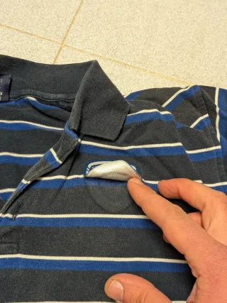 Polo Real Sociedad Rayas Azul/Blanco