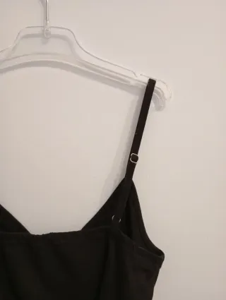 Top fiesta con flecos plateados