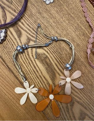 Set collane caucciù bigiotteria