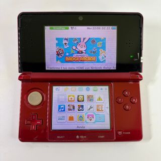 Nintendo 3DS Rosso con accessori