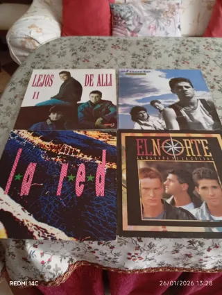 Lote 4 vinilos pop