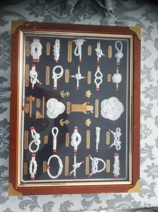 Cuadro de nudos marineros