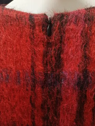 Vestito tartan Tara Jarmon rosso e nero taglia M