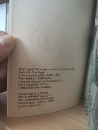 El extraño caso del Dr. Jekyll y Mr. Hyde