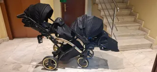 Carrito gemelar Junama