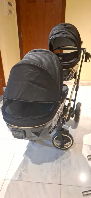 Carrito gemelar Junama