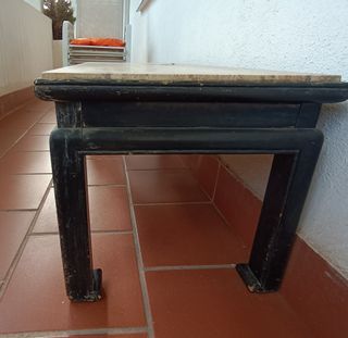 Mesa Centro Mármol y Madera