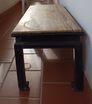 Mesa Centro Mármol y Madera