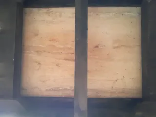 Mesa Centro Mármol y Madera