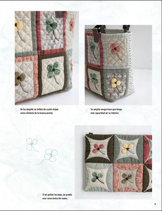 Patchwork japonés con diseños actuales