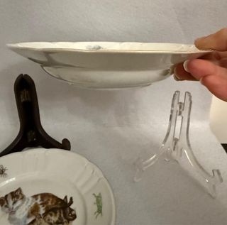 2 Antichi Piatti Porcellana Bremer & Schmidt