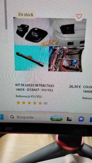 Carrocería Nissan 180 Aerografiado RedBull 1/10