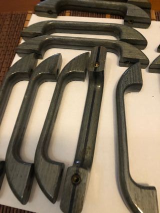 Tiradores Mueble Cocina Madera Gris