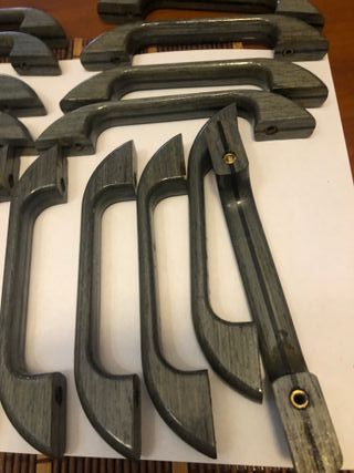 Tiradores Mueble Cocina Madera Gris