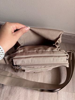 Bolsa bandolera Mandarina Duck beige