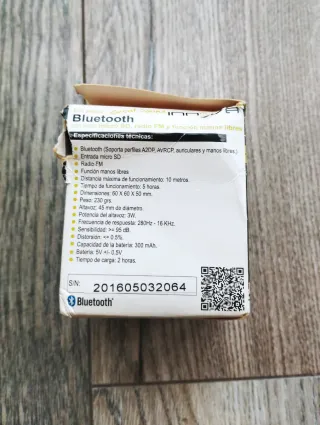 Altavoz Bluetooth Innova Mini Negro