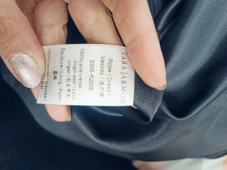 Vestito Tara Jarmon nero con ecopelle