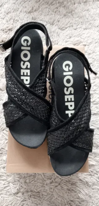 Sandalias GIOSEPPO mujer negras talla 39